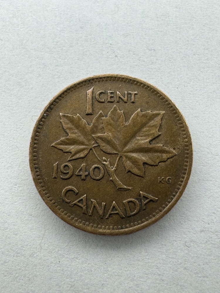 1940 King George Canadian Cent
