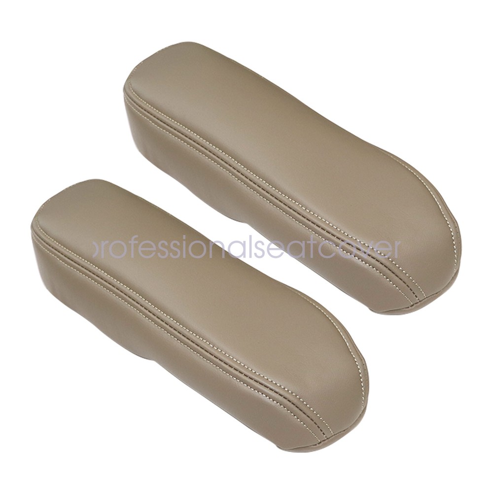 7 x For 2002-2005 Ford Excursion Front Both Side Leather Cover Tan & Driver Foam