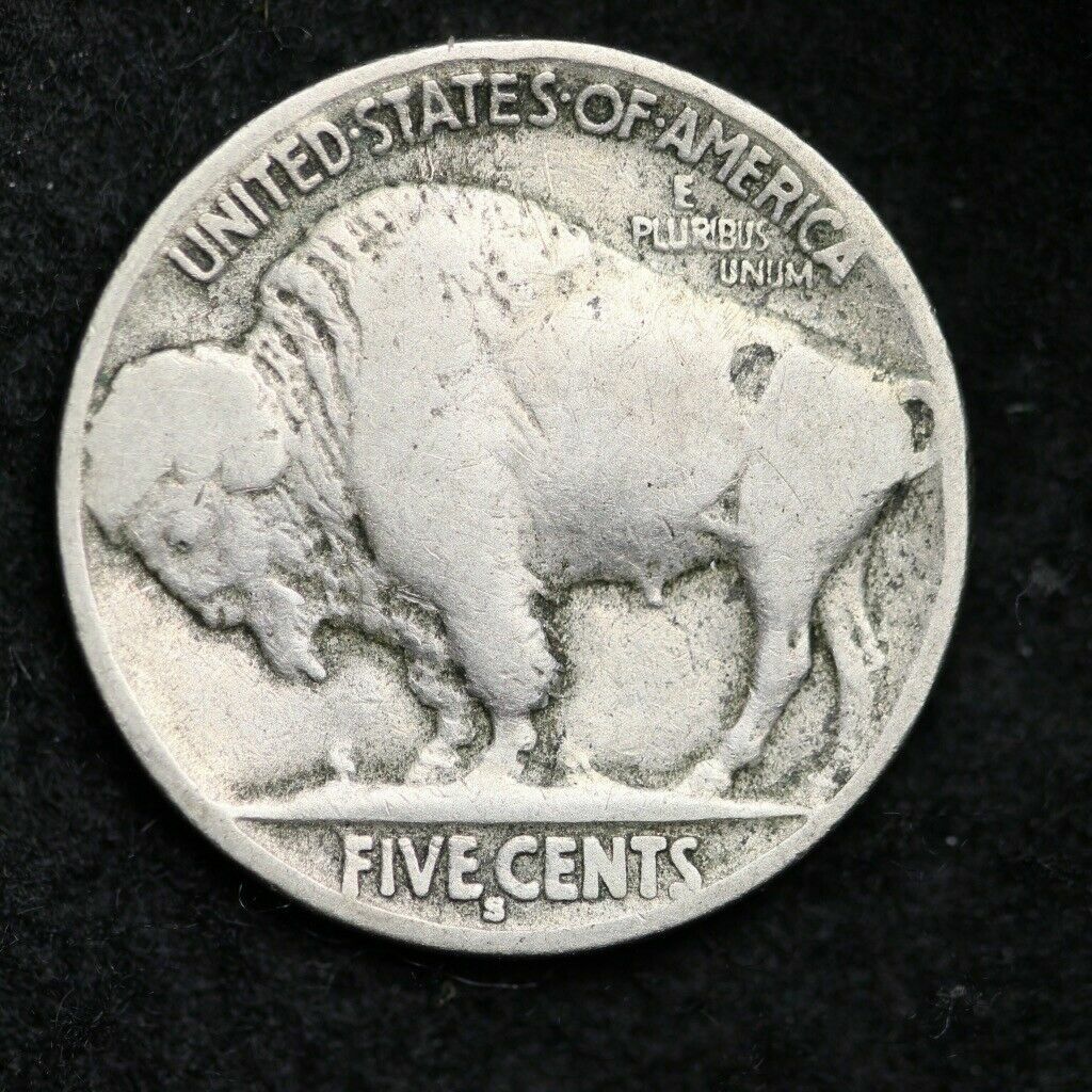 1915-S Buffalo Nickel G / VG FREE SHIPPING