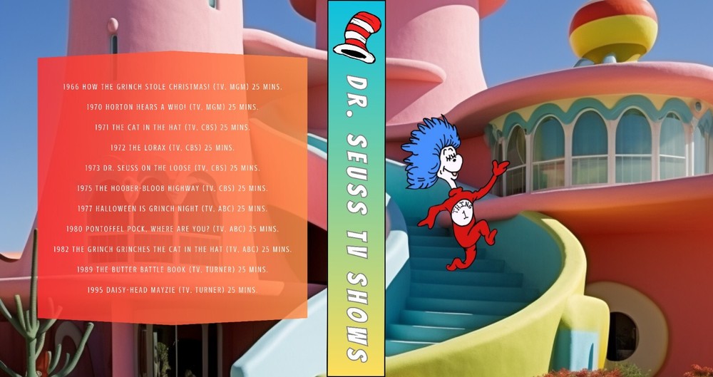 Dr. Seuss Collection - Custom Blu-ray Covers & Empty Cases