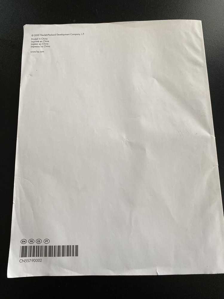 HP Officejet 6500A "Getting Started Guide" Instruction Booklet