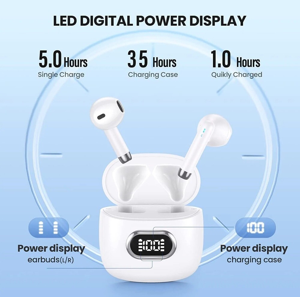 Wireless Headphones TWS Earbuds Bluetooth Stereo Headset for Galaxy Note10