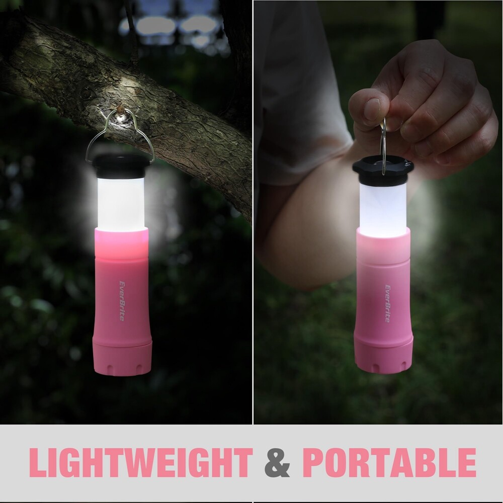EverBrite 2-in-1 Portable Lantern Flashlight with 3 Mode Mini Flashlight Lantern