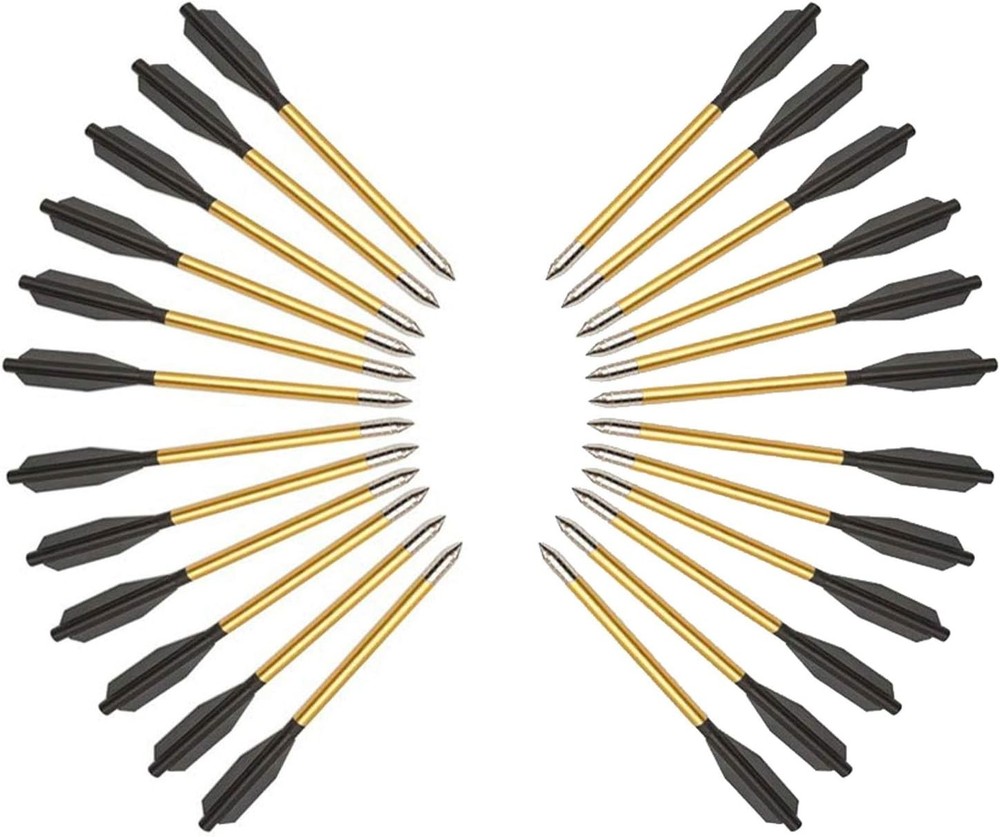 Self-Cocking Crossbow Bundle with Adjustable Sights, Spare Crossbow String and C