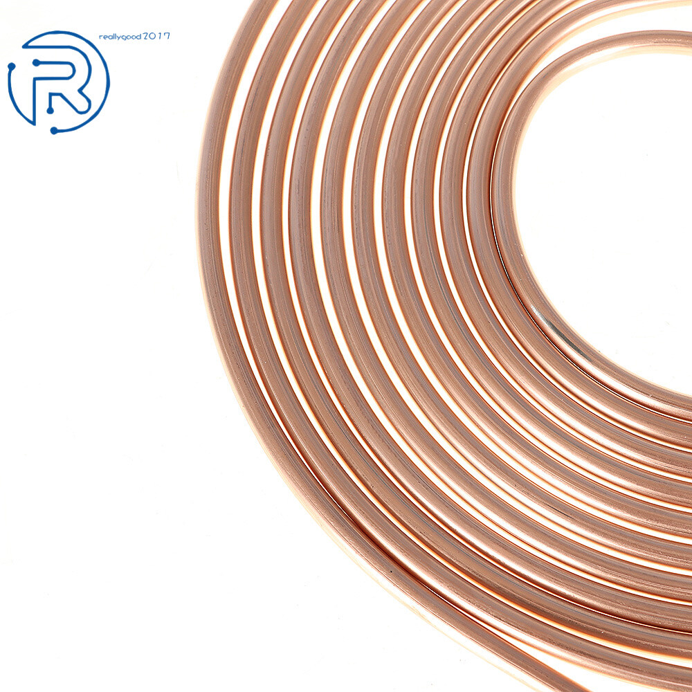 Brake Fuel & Trans Line Tubing 5/16" Copper Nickel 25 Ft Roll Coil