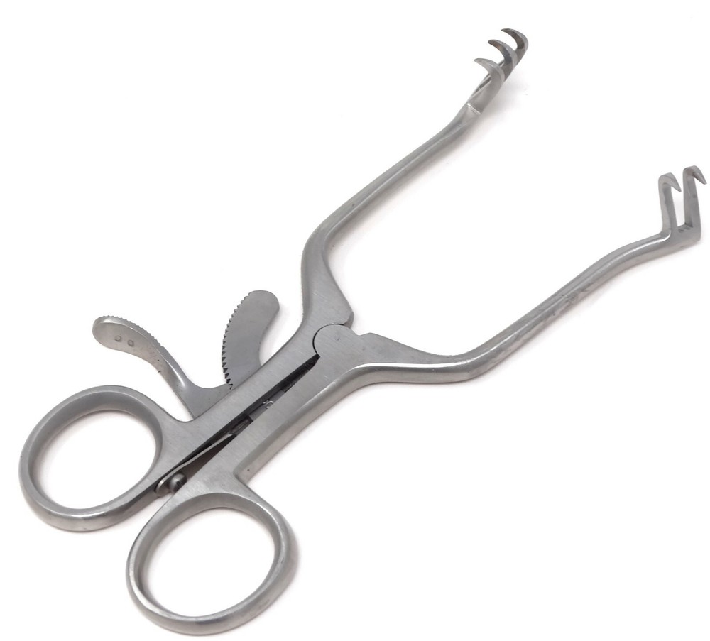 Weitlaner Retractor 5.5" Sharp 2x3 Teeth Surgical Veterinary Instruments