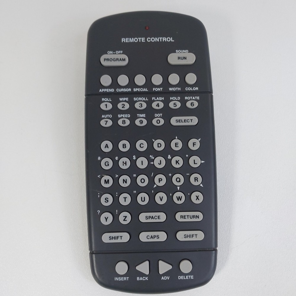 Spectrum Infrared Keyboard Remote Control M2-IK055
