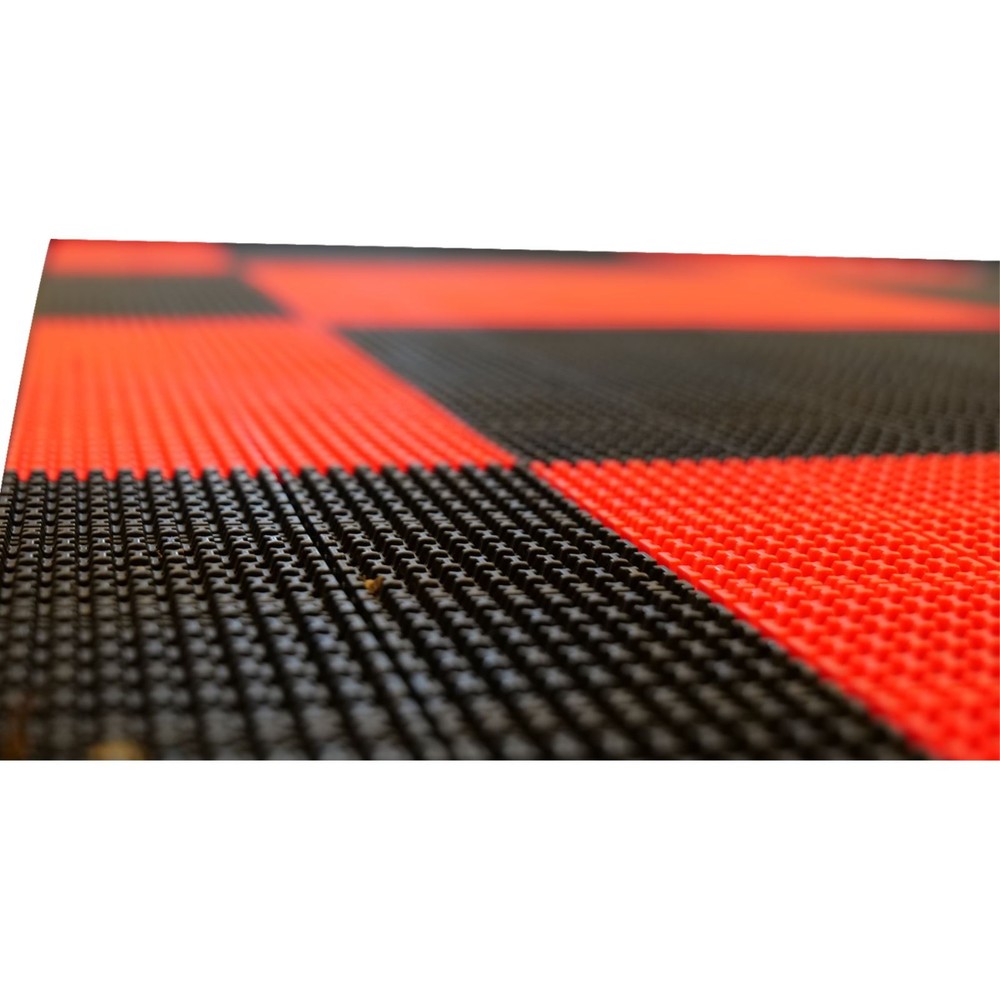 Caliber Protech XT Flooring - Traction - 8/Piece - Red 13611-2