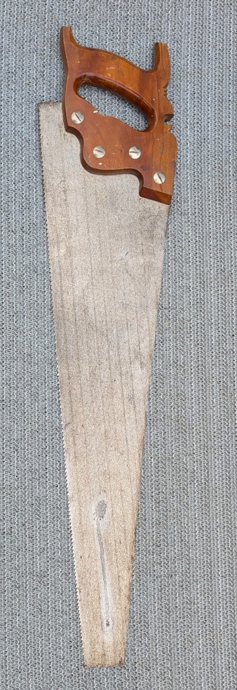 Vintage Wards Master Quality Hand Saw