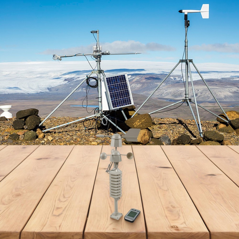 Portable Weather Meter with Wireless Anemometer Comprehensive Weather Reporting
