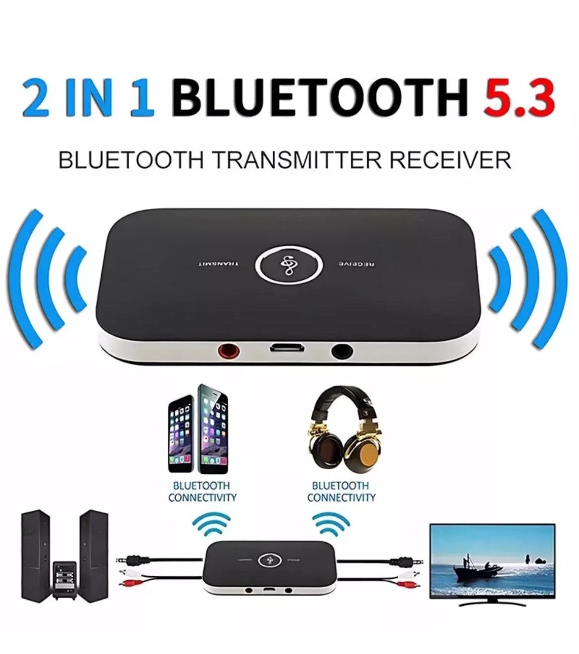 New 2 in 1 Bluetooth Adapter for Bose Wave Music System II III IV AWRCC1, AWRCC2