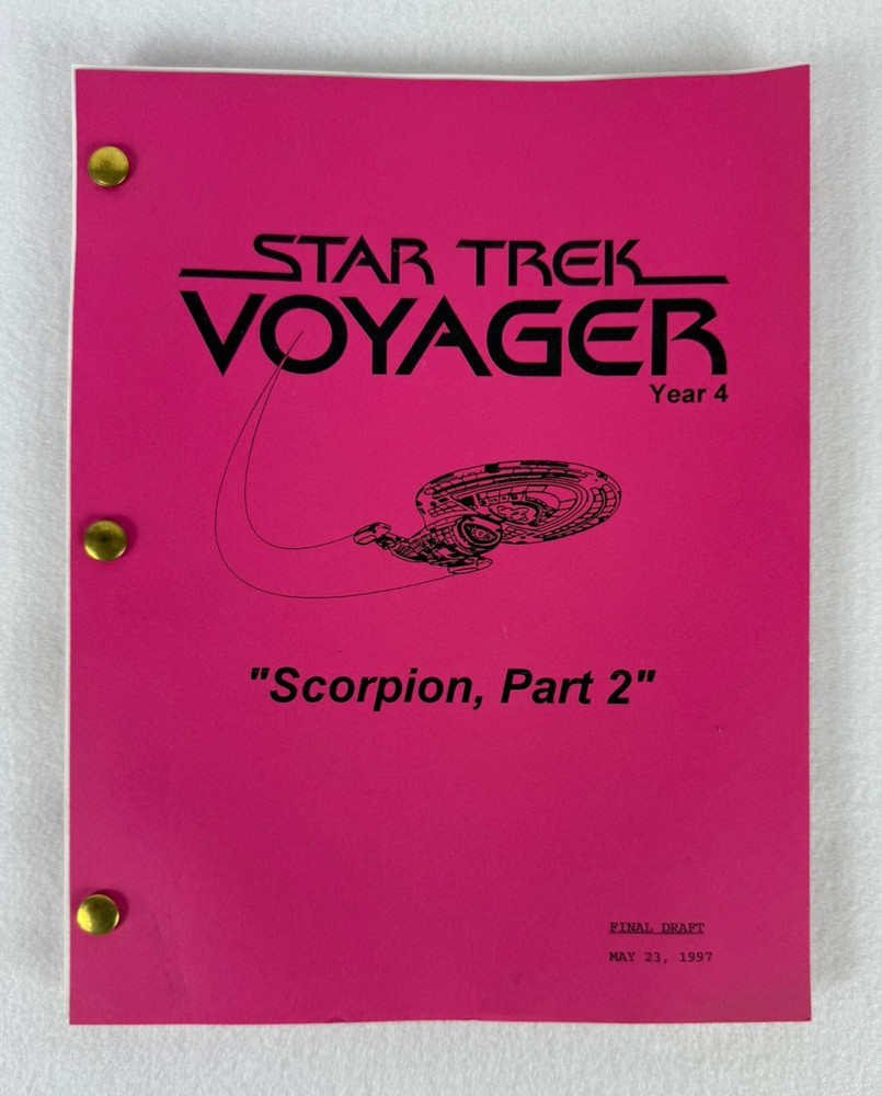 Star Trek Voyager “Scorpion, Part II” Final Draft Original Studio Script 5/23/97