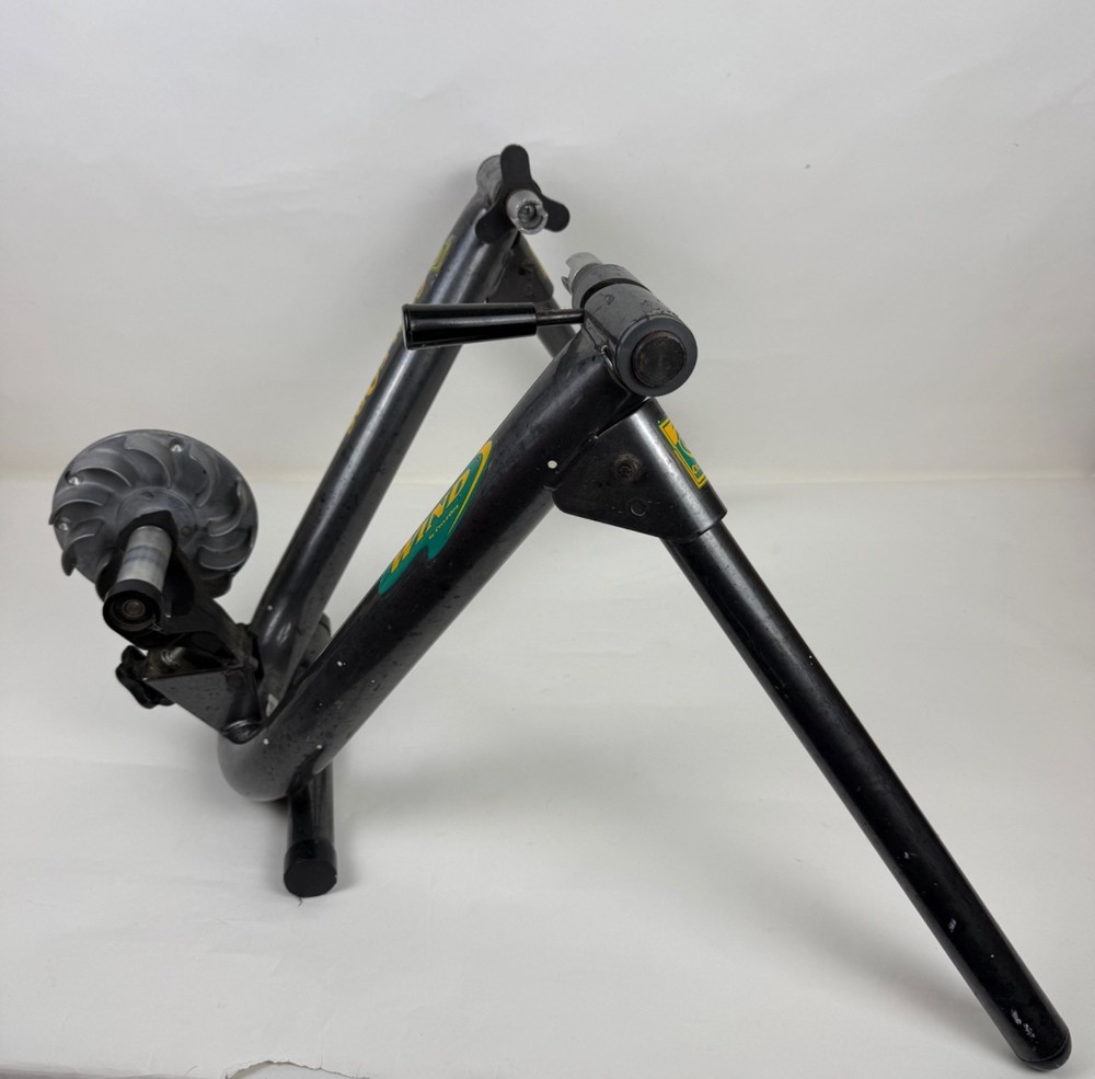 CycleOps Wind-Based Indoor Bicycle Trainer Folding Legs Front Wheel Stand