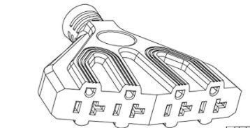50 Amp to 110 Adapter, 240v to 120V Adapter, 4 Prong NEMA 14-50P Male to 4X 5...
