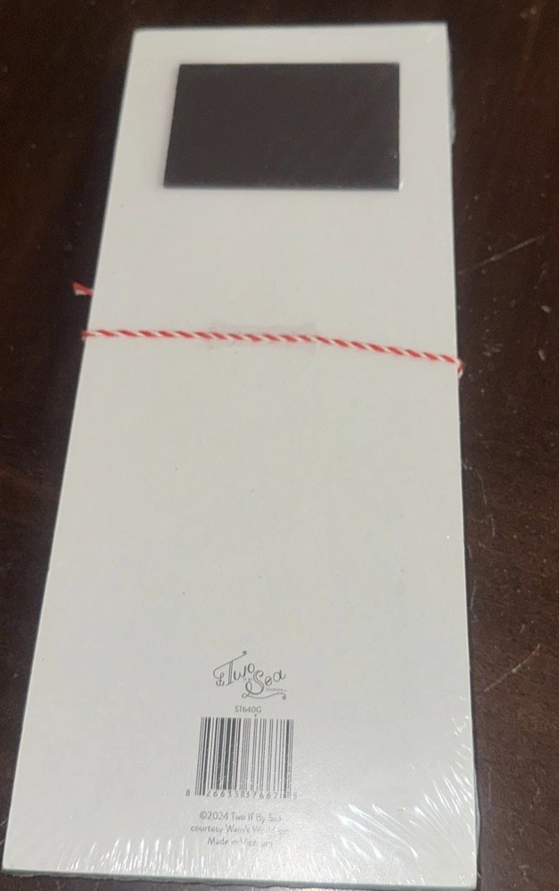 Two If By Sea Notepad, 100 Lined Pages, Merry Everything. New In Packaging. Grn