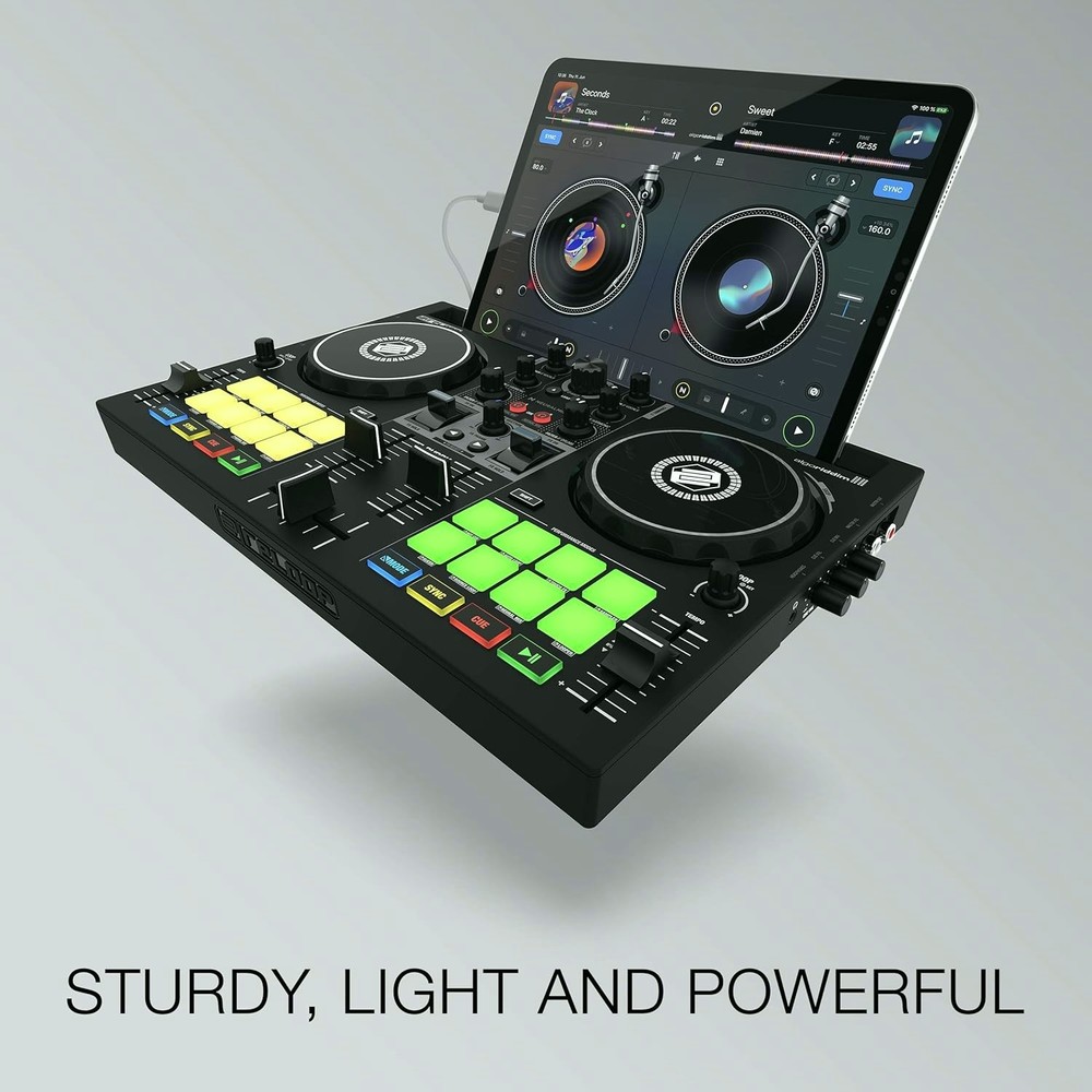Reloop Buddy 2 Channel DJ Controller for iOS and Computer USB DJ Mixer