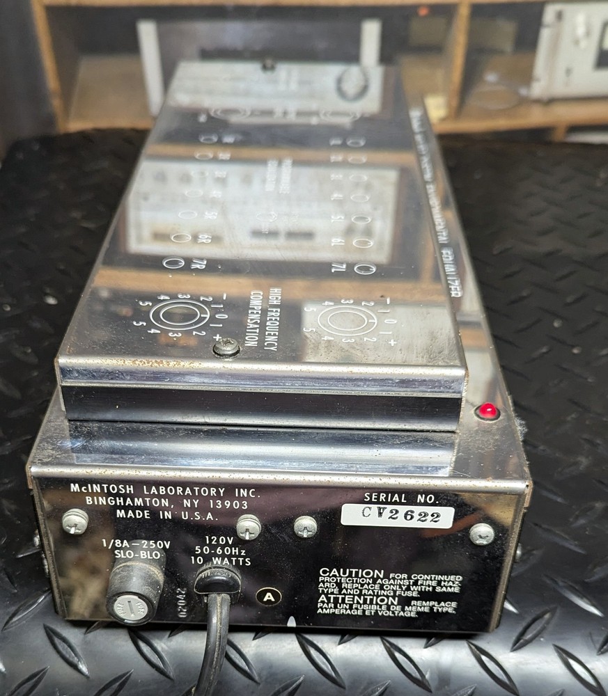 McIntosh MQ-107 custom environmental equalizer with capacitor kit