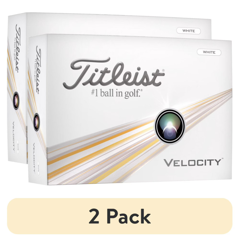 (2 pack) 2024 Titleist Velocity White
