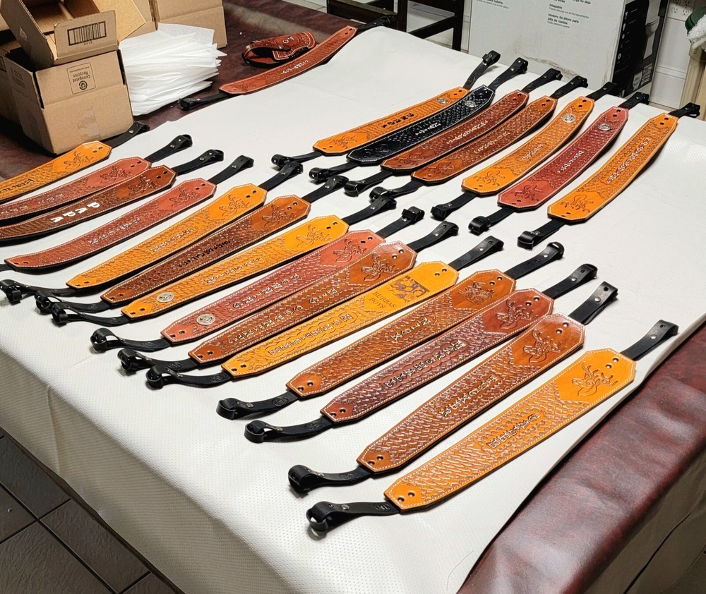 CUSTOM LEATHER RIFLE/ SHOTGUN SLINGS