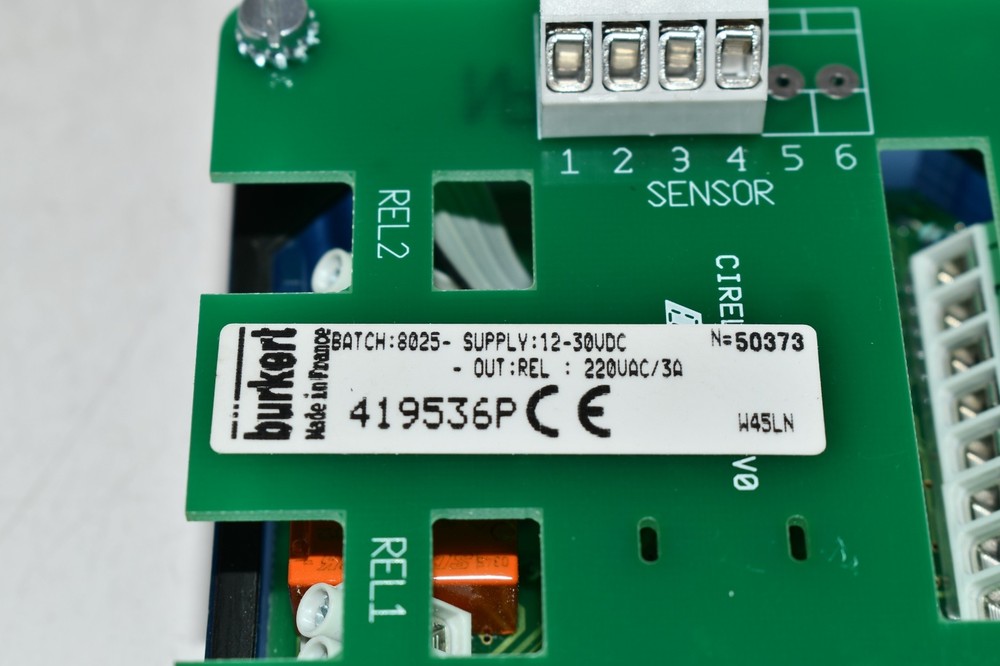 Burkert 8025 Insertion Flow Transmitter 419536P Easy Flow Meter