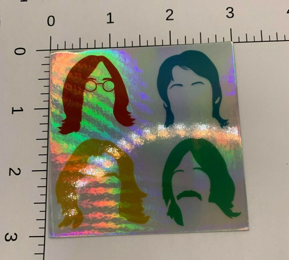 The Beatles waterproof sticker