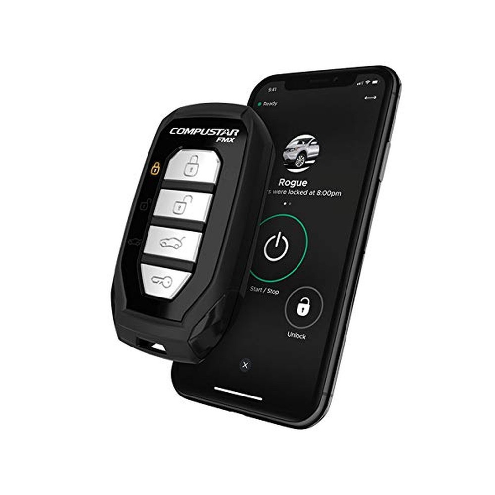 Compustar CSX4900-S 4-Button 2-Way, 3000' Remote Start System w/Drone X1LTE