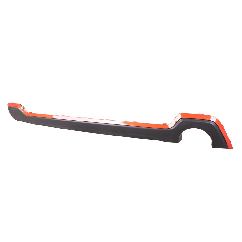 Replacement Orange Painted/Textured Polypropylene Rear Lower Valance Panel
