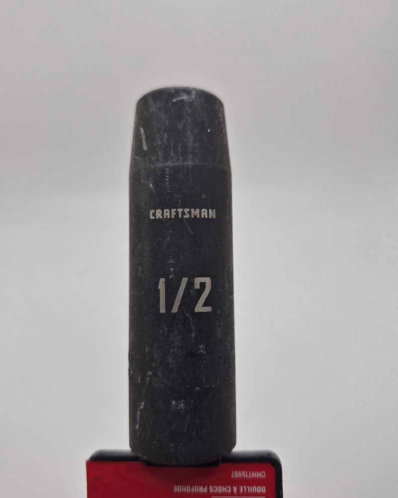 Craftsman 1/2" Drive 1/2" 6pt Deep Impact Socket