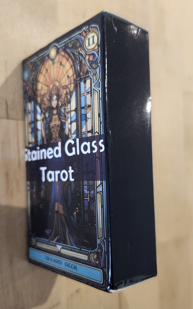 Stained Glass Tarot, 78 Card Deck, NO Guidebook