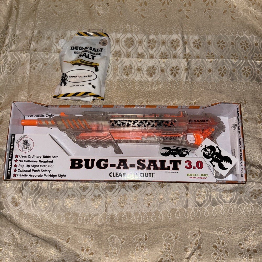NEW BUG-A-SALT Clear 'Em Out 3.0 + Performance Salt