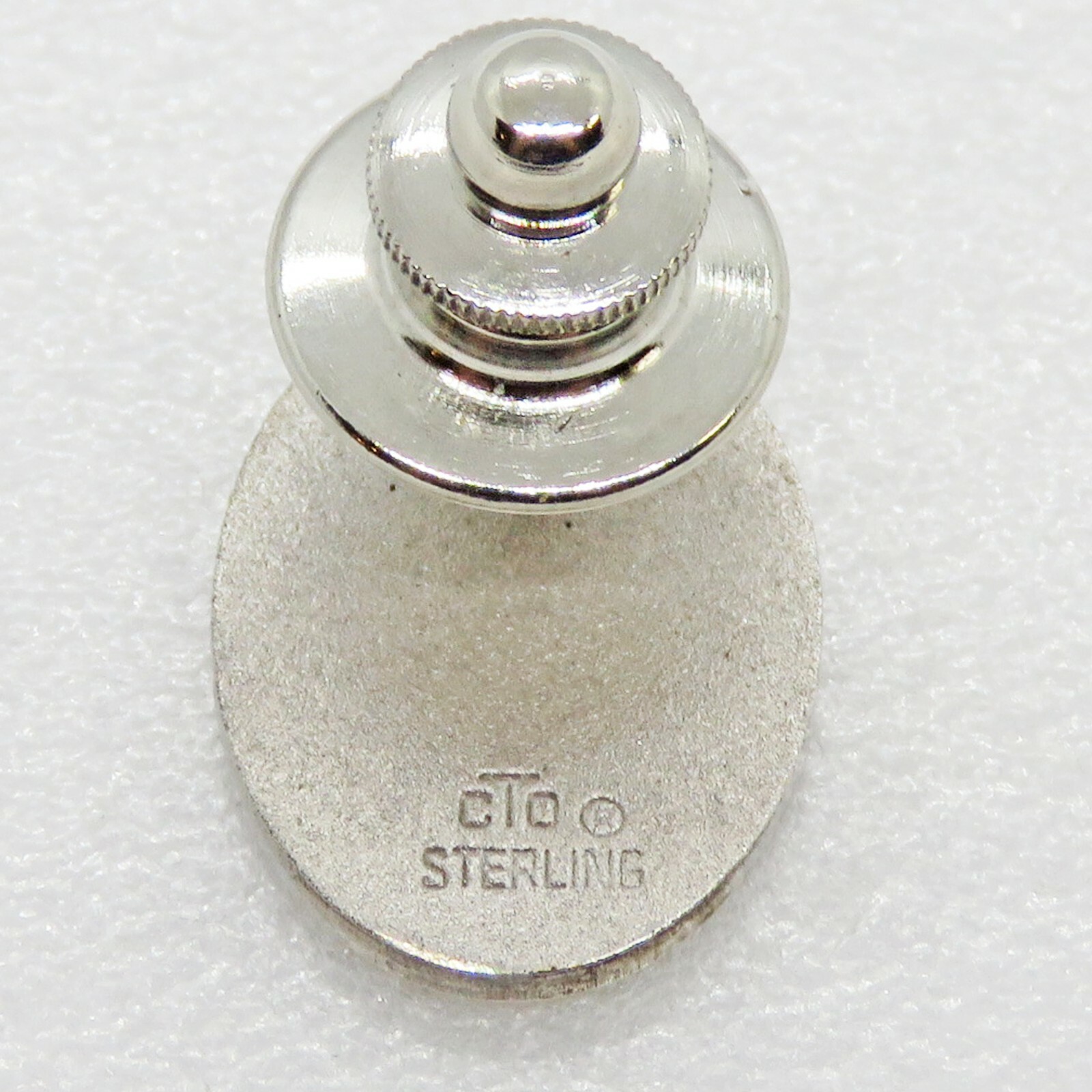 4000 Hours Sterling Silver Cross Pin