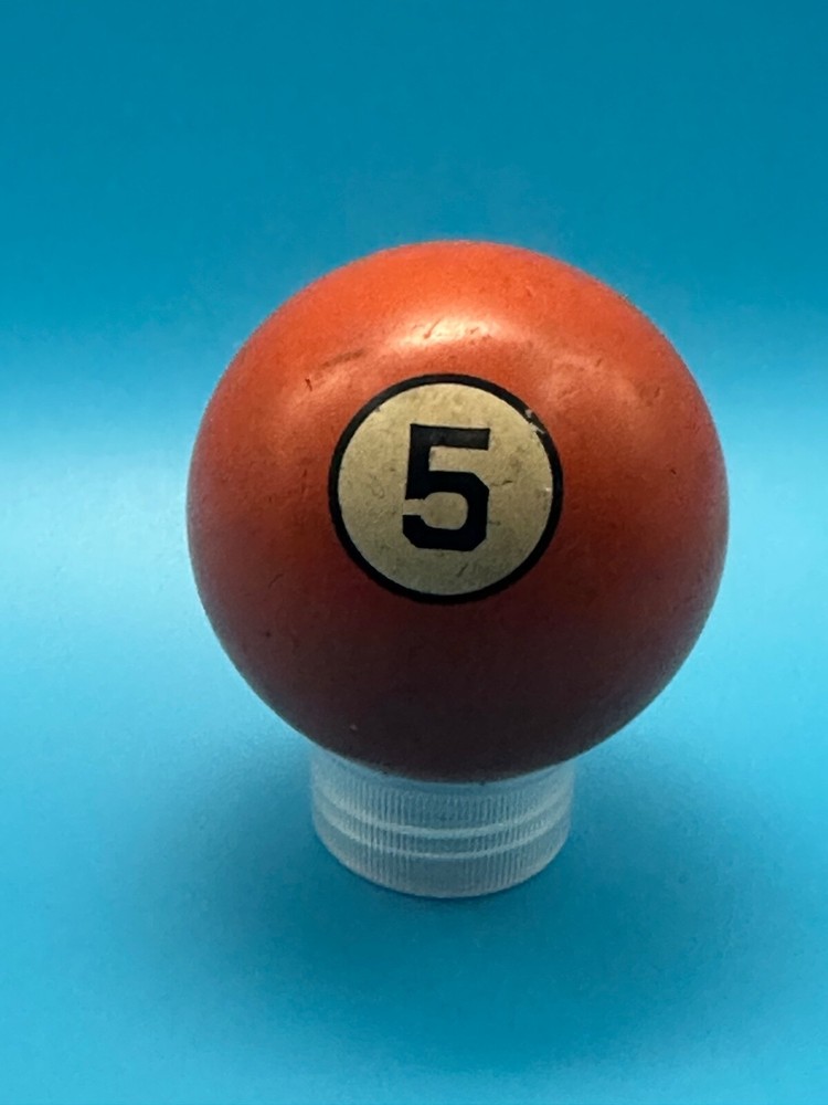 Vintage Billiard Pool Ball - Pool Ball # 5