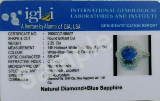 3.50 Ct Natural Blue Topaz Diamond Wedding Beautiful Ring 14K Solid White Gold