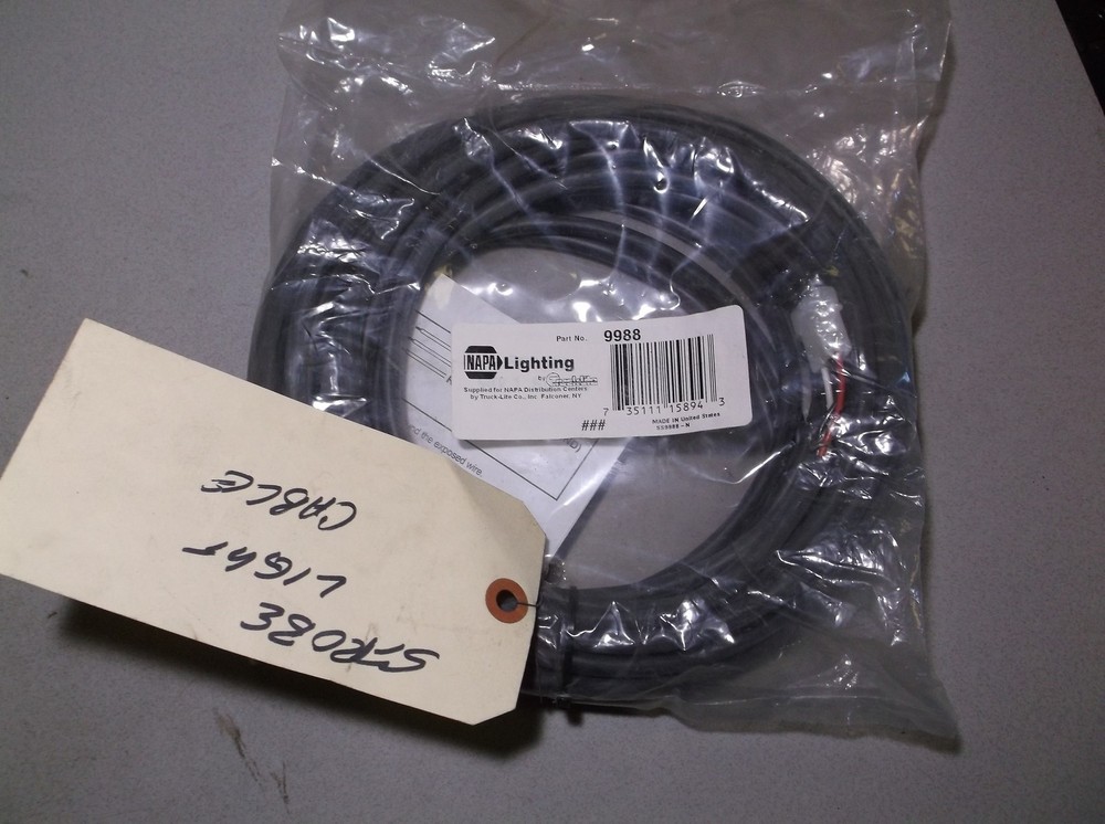 NEW Napa Lighting Strobe Light Cable 9988 *FREE SHIPPING*