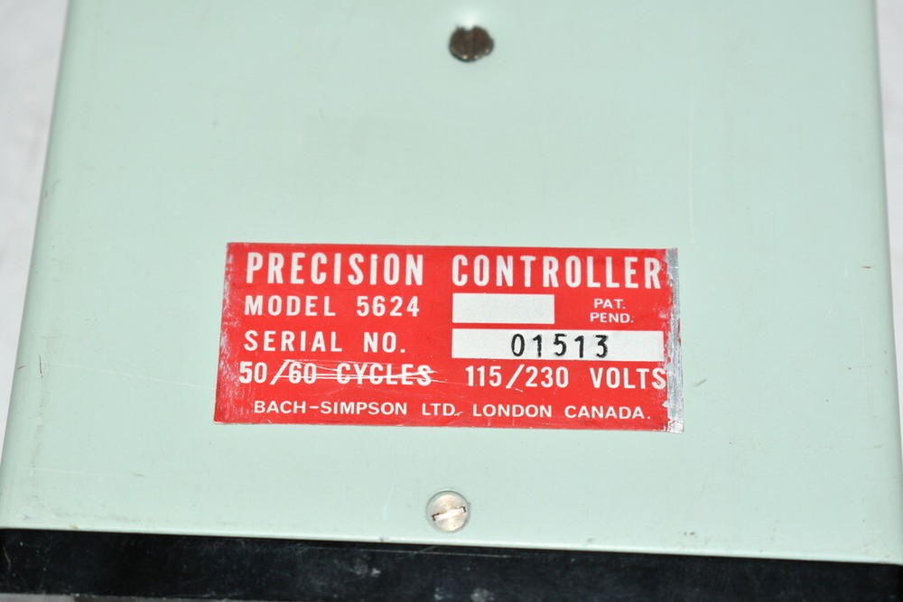BACH-SIMPSON 5624 PRECISION CONTROLLER 0-100 Percent