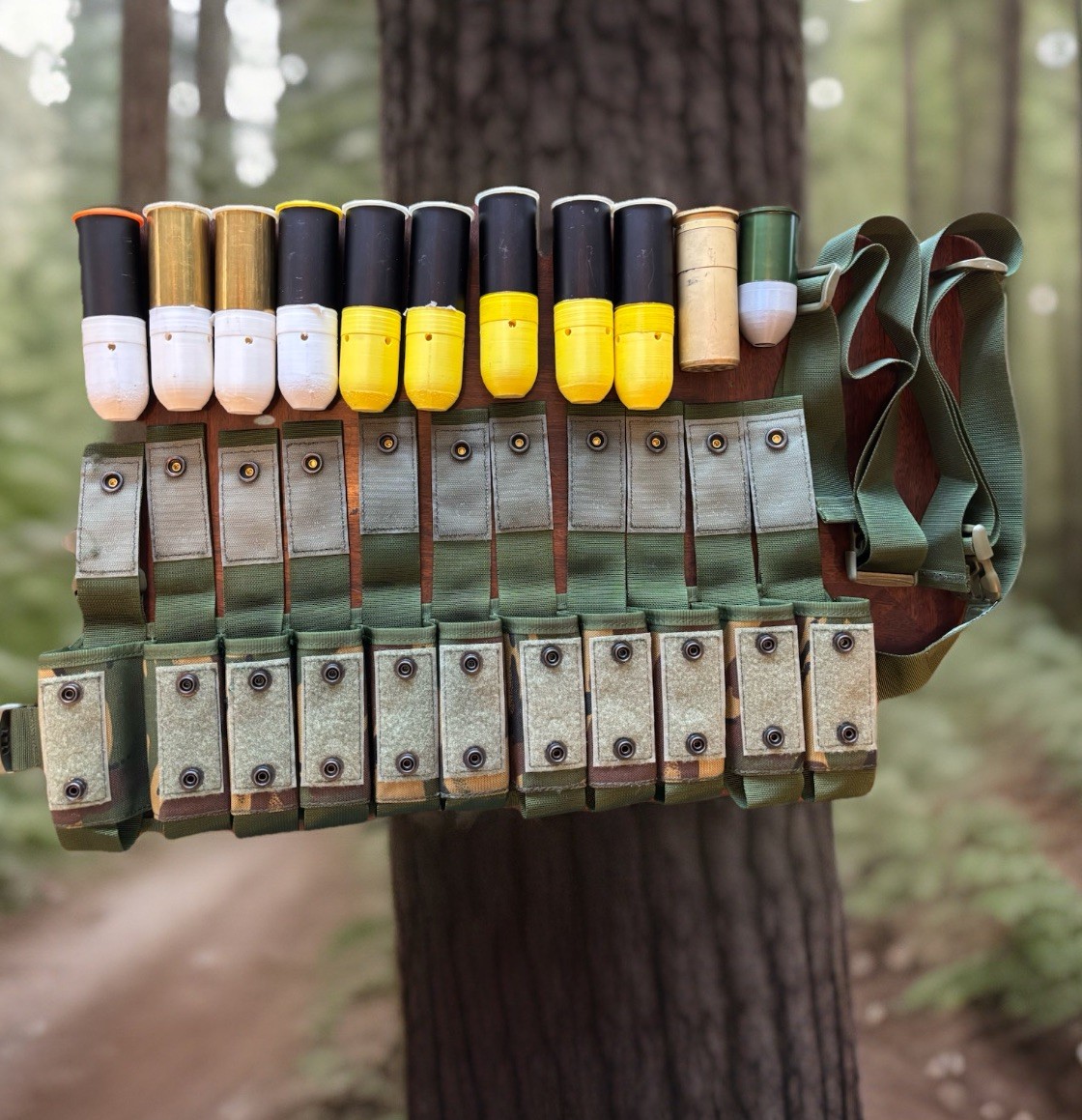 40mm/37mm 11 Round Bandolier British DPM New In Wrap With NSN