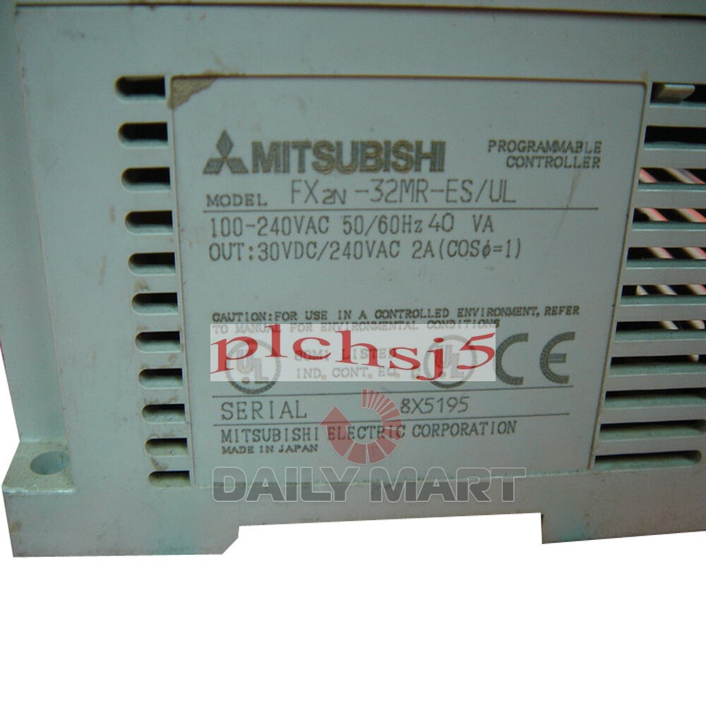 New In Box MITSUBISHI PLC FX2N-32MR-ES/UL Programmable Controller