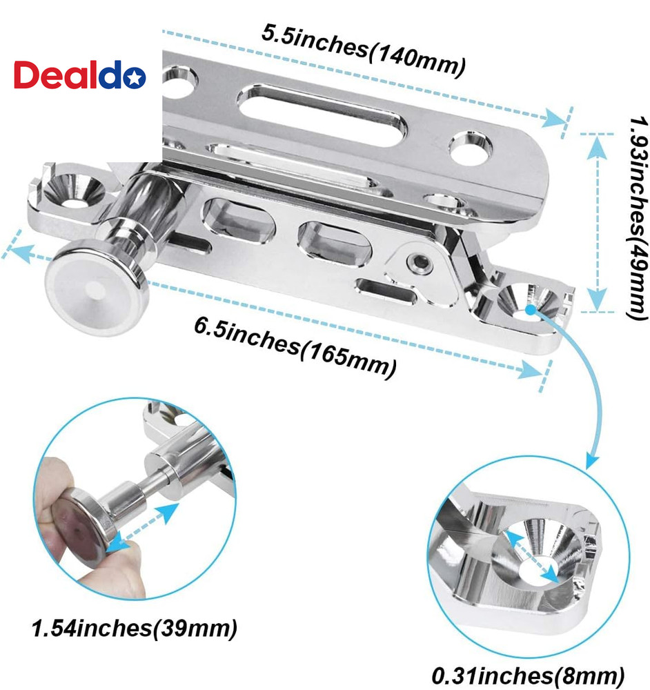Chrome Quick Release Fire Extinguisher Mount Roll Bar Extinguisher Mounting Brac