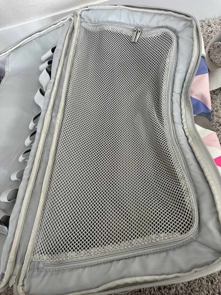 Nike Duffle Bag Diamond Purple Pattern Large Overnight Bag