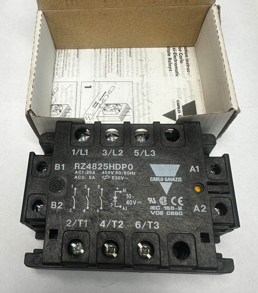 Carlo Gavazzi RZ4825HDP0 Solid State Relay 480V