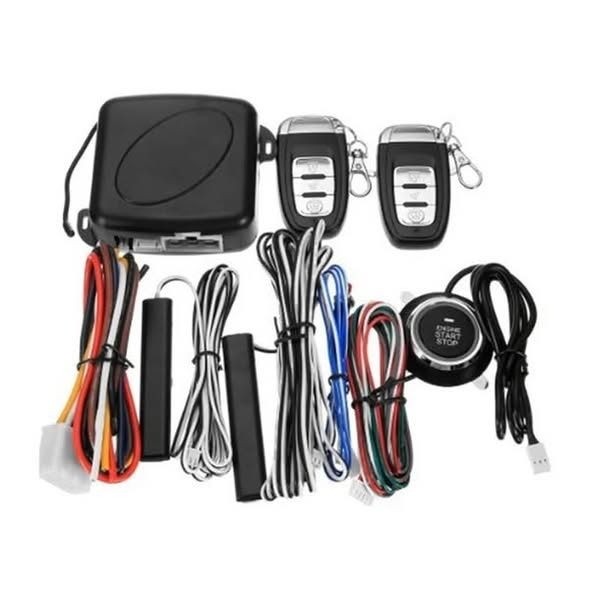 Car Remote Keyless Entry Engine Start Stop System Push Button Ignition