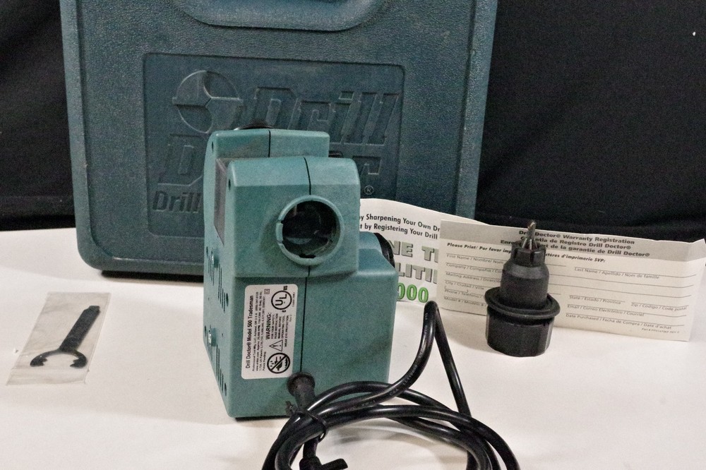 Drill Doctor Model 500 Drill Bit Sharpener With Case (03AL26CA)