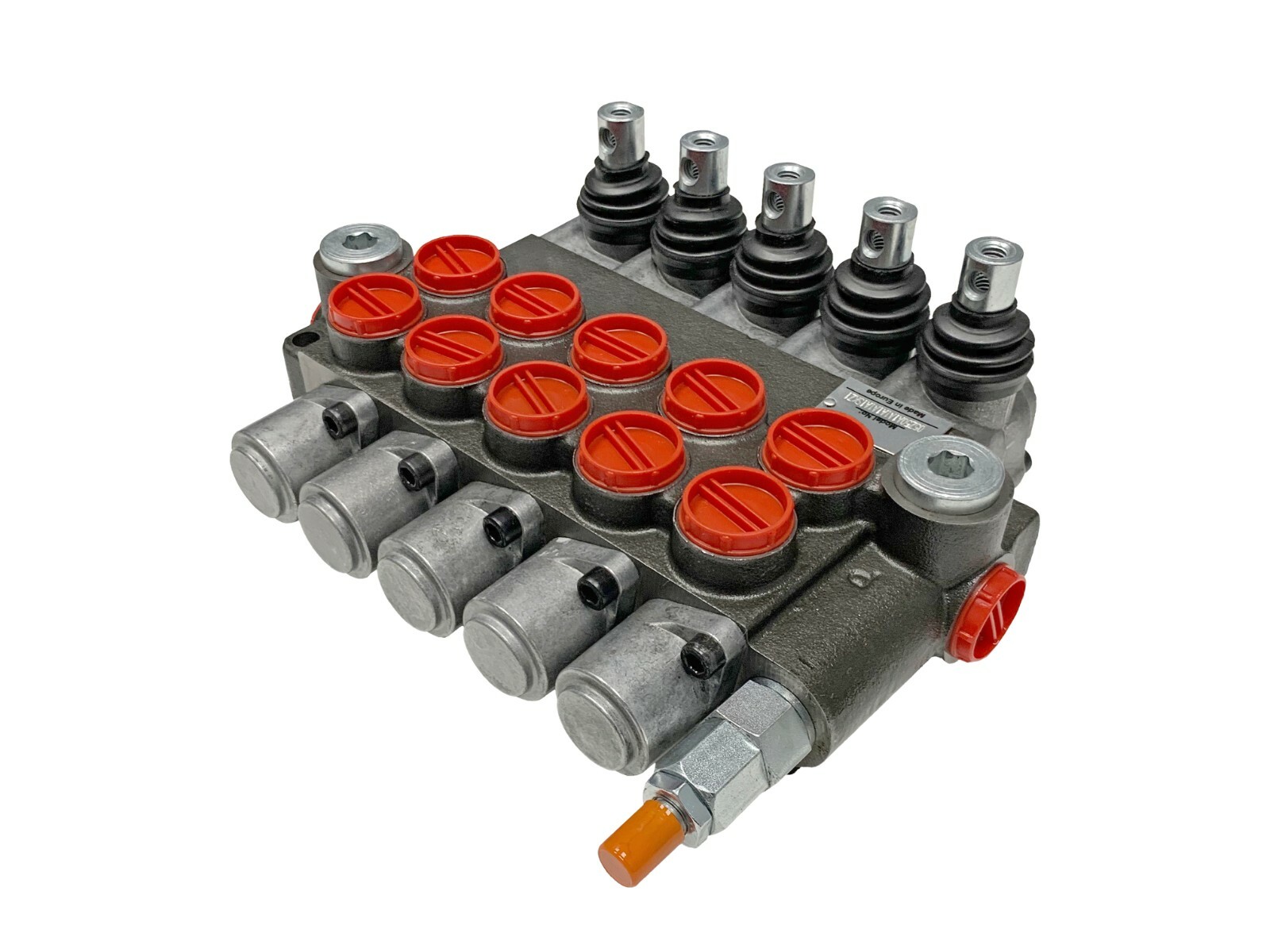 5 Spool Hydraulic Direction Control Valve Open Center 13 GPM 3600 PSI NEW!