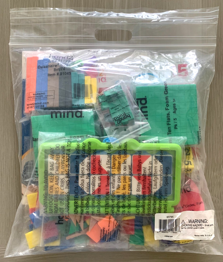 NEW Hand2Mind Math & Literacy Kit Grade 5 Learning at Home Hands-On Standards