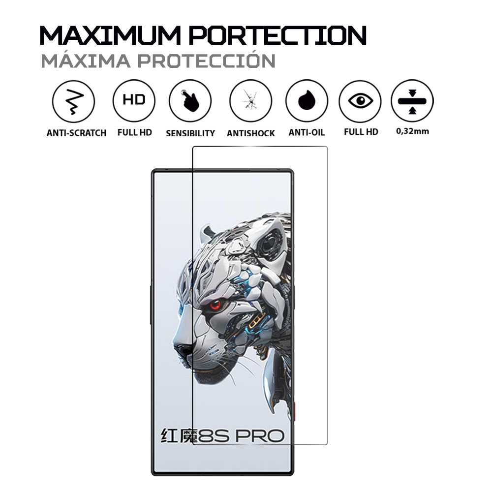 ANTISHOCK Screen protector for ZTE nubia Red Magic 8S Pro