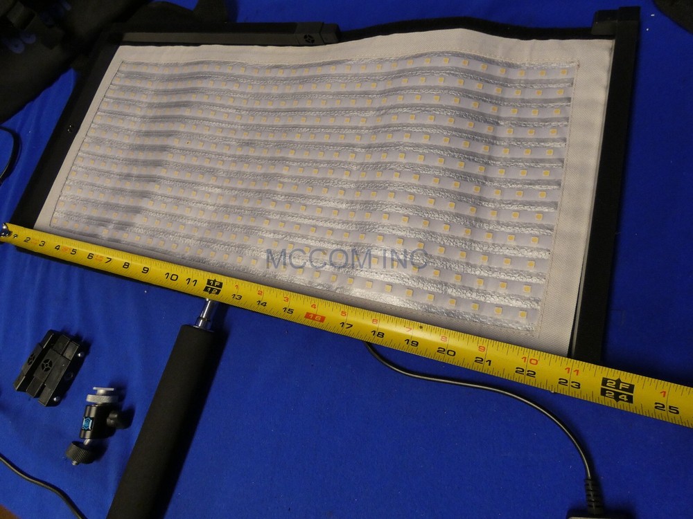 Bescor Rollable 24"x12" LED Light AS IS/ Parts READ AD