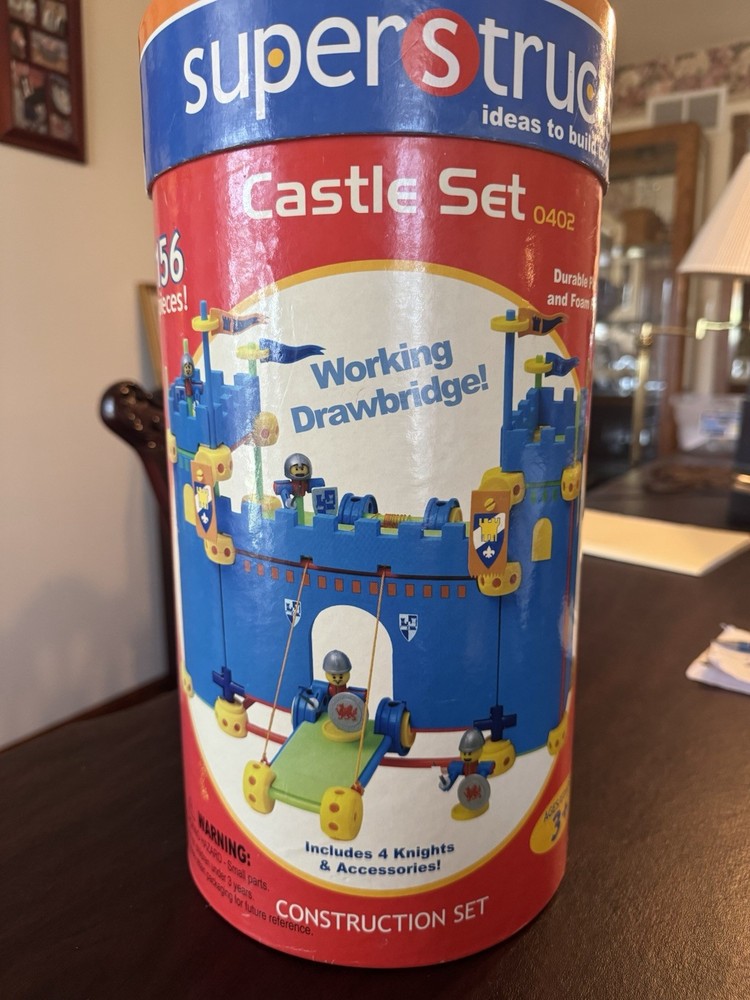 Superstructs Castle Set #0402 INCOMPLETE SET