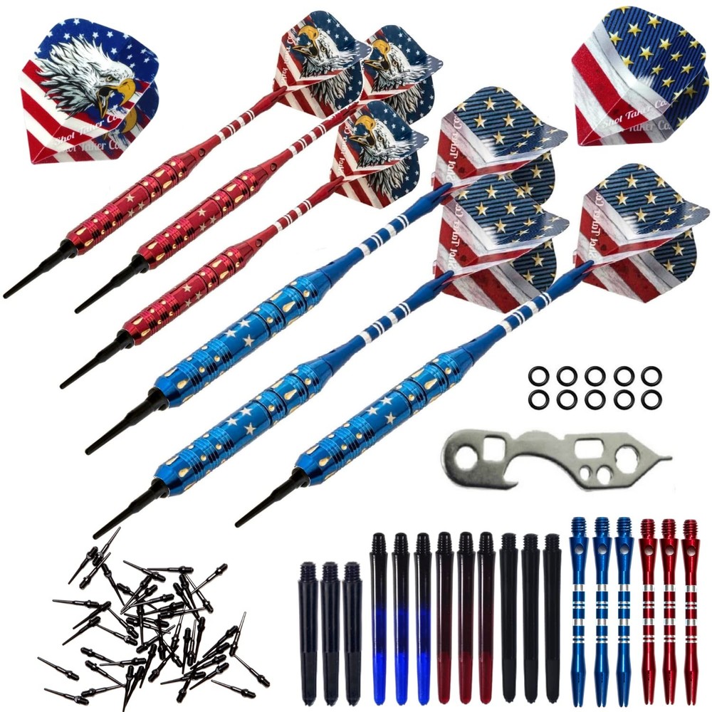 Soft Tip Darts Set  Professional Darts for Electronic Dartboard  Includes Bra...