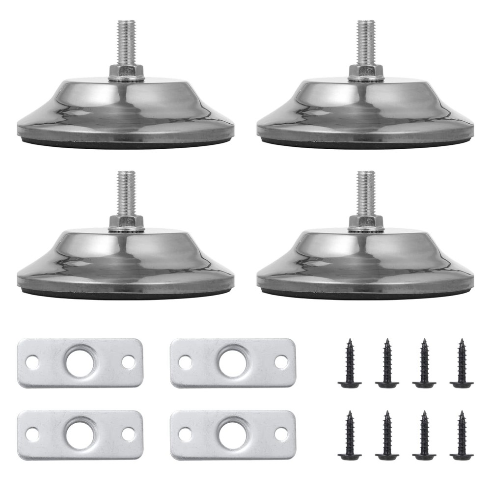 4 Pack Billiard Pool Table Leg Levelers Adjustable Height Pool Table Feet