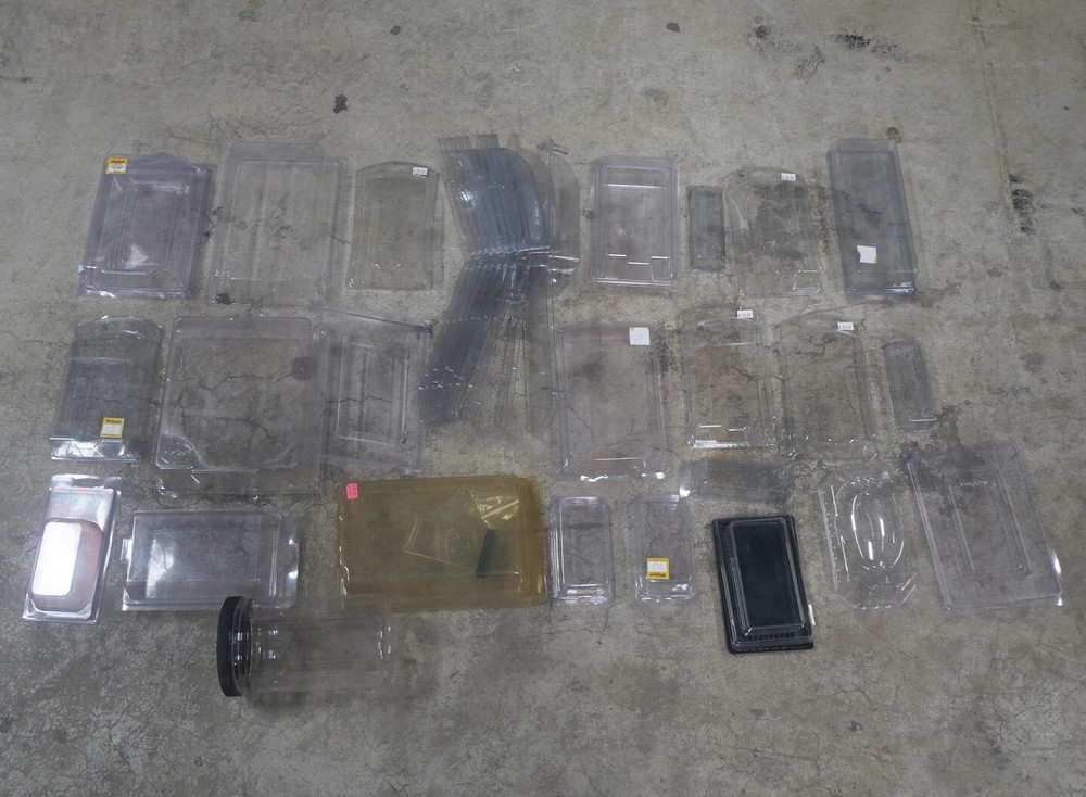 Action Figure Display Collector Case LOT 35 Plastic Cases Miscellaneous Sizes